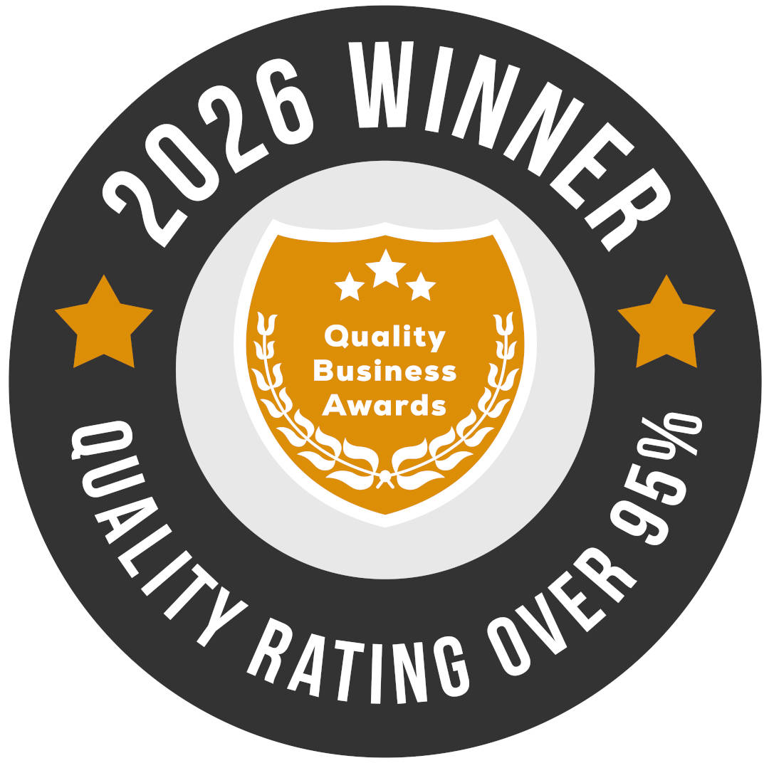 2026 Winner — Quality Business Awards — Quality Rating Over 95%