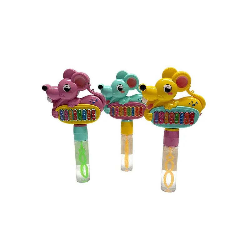 Mouse Piano With Bubble Wand