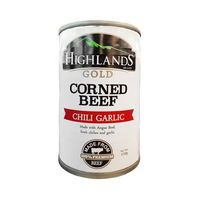 Highlands Corned Beef Chili Garlic 150g