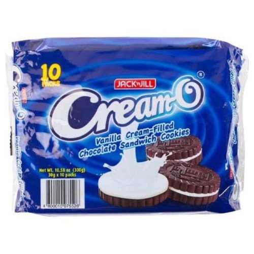 J&J Cream-O Vanilla Cream Filled 10Packs