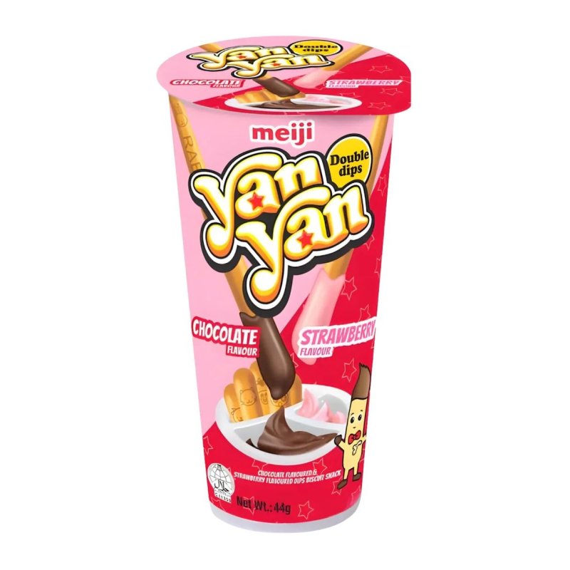 Yan Yan Choco Strawberry 44g