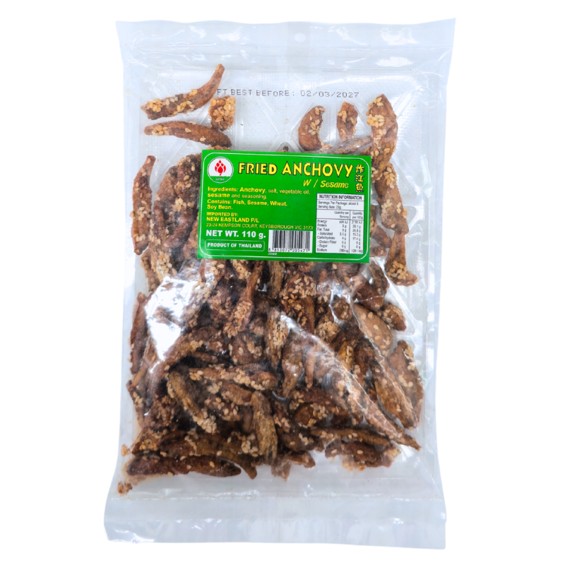 Lotus Fried Anchovy With Sesame 110g