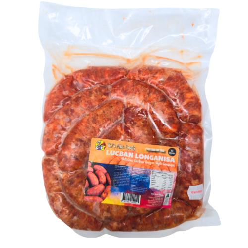 RJ Lucban Longanisa 12Pcs