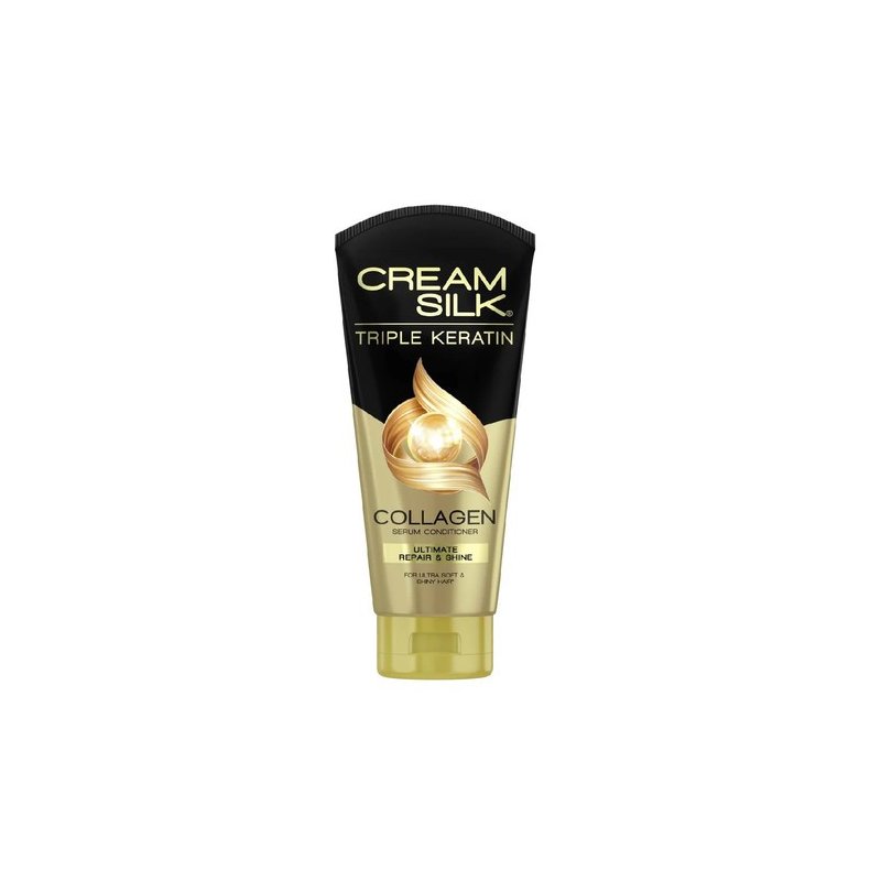 Cream Silk Triple Keratin Collagen Repair & Shine 340mL