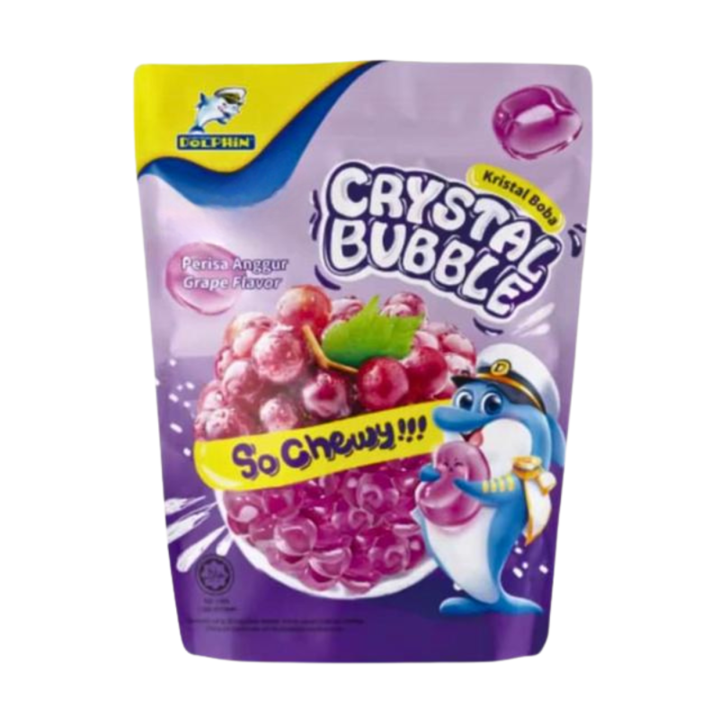 Dolphin Crystal Bubble Grape 600g