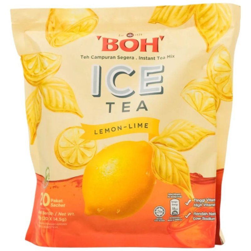 BOH Ice Tea-Lemon Lime 20x14.5g