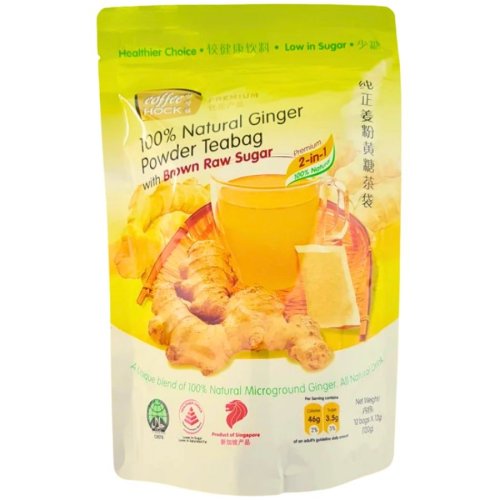 Coffee Hock 100% Natural Ginger Tea Powder Teabag 10x12g