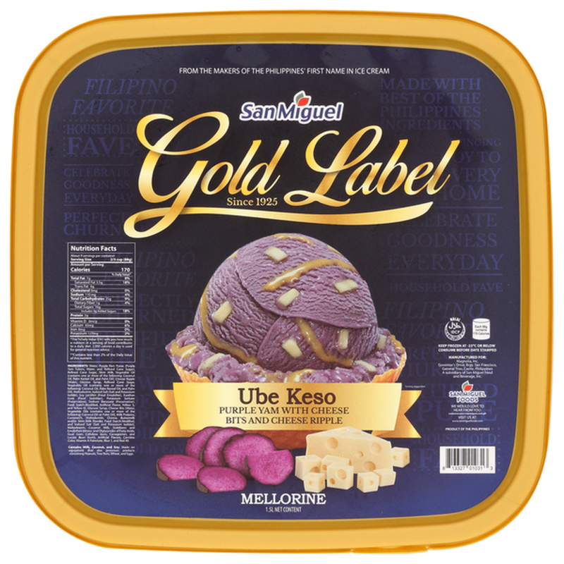 San Miguel Ube Keso Ice Cream 1.5L