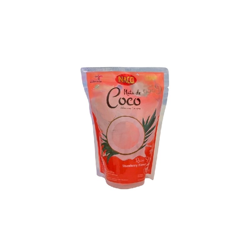 Inaco Nata De Coco Strawberry 360g