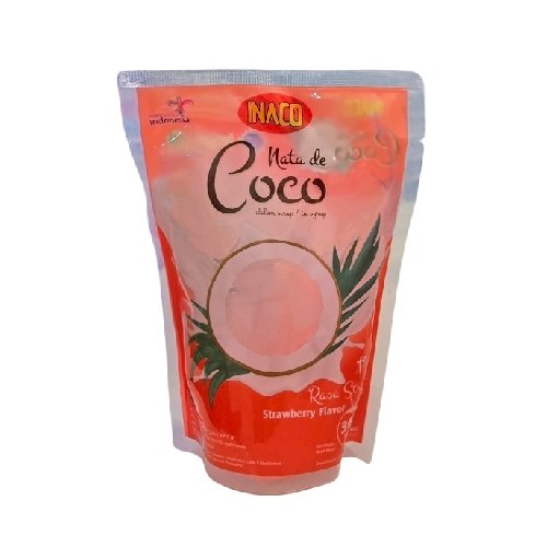 Inaco Nata De Coco Strawberry 360g