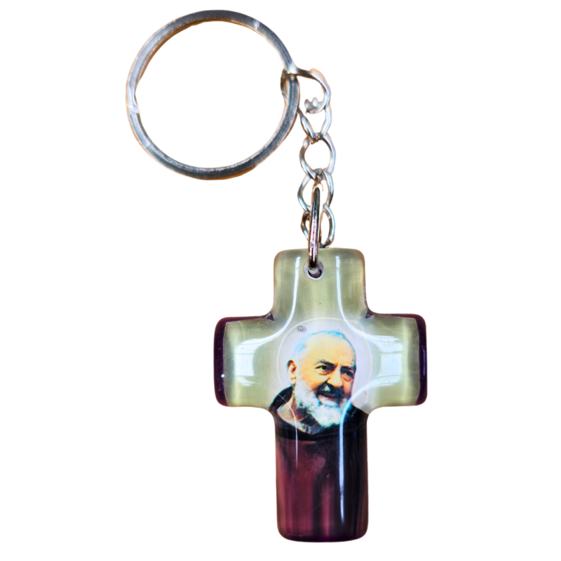 Padre Pio Key Chain