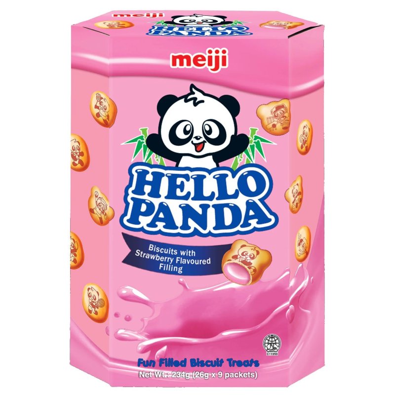 Hello Panda Strawberry 234g