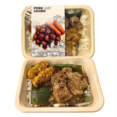 Pure Pak Pork Adobo with Lumpia