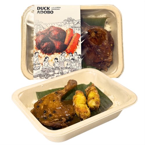 Pure Pak Duck Adobo with Lumpia