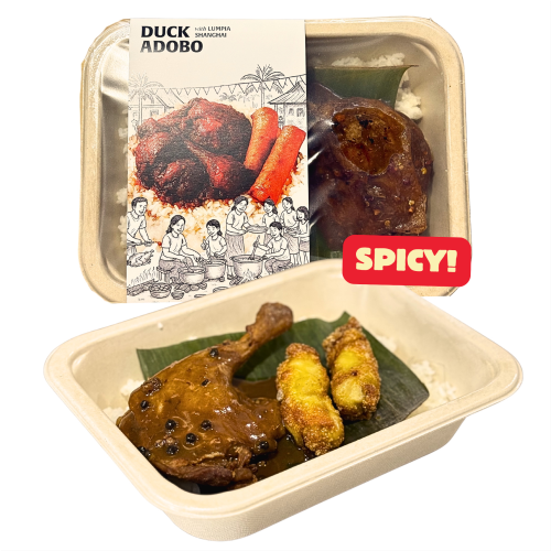Pure Pak Spicy Duck Adobo with Lumpia