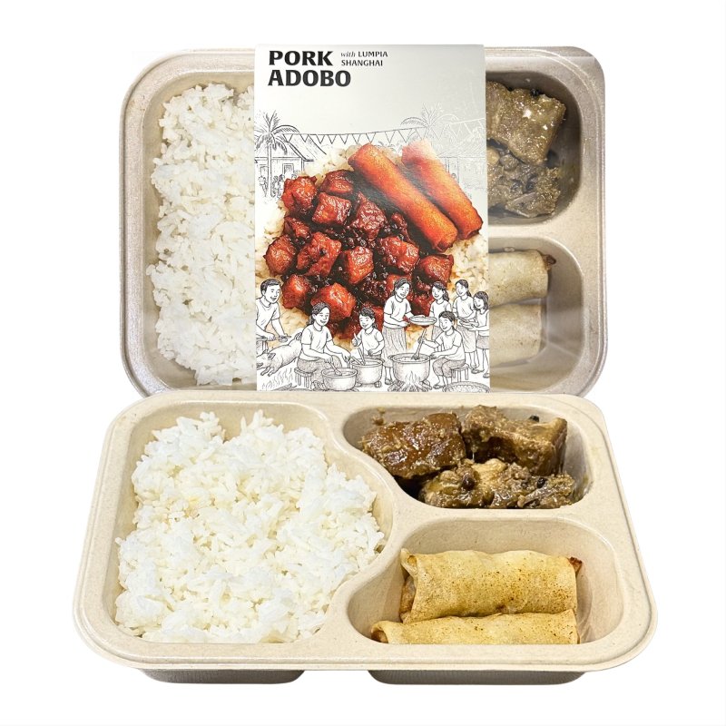 PurePak Pork Adobo with Lumpia