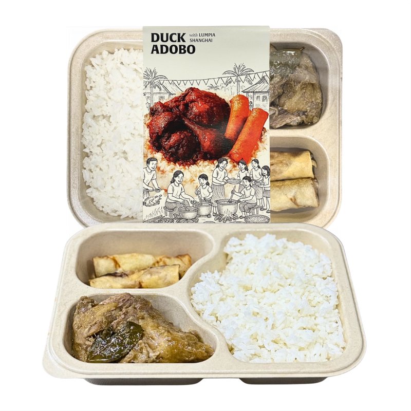 PurePak Duck Adobo with Lumpia