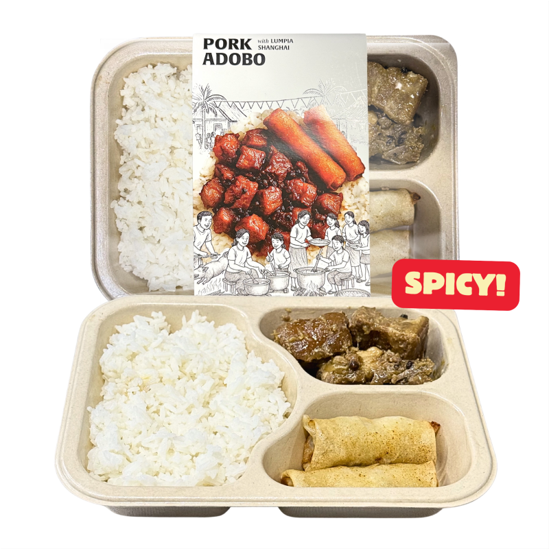 PurePak Spicy Pork Adobo with Lumpia