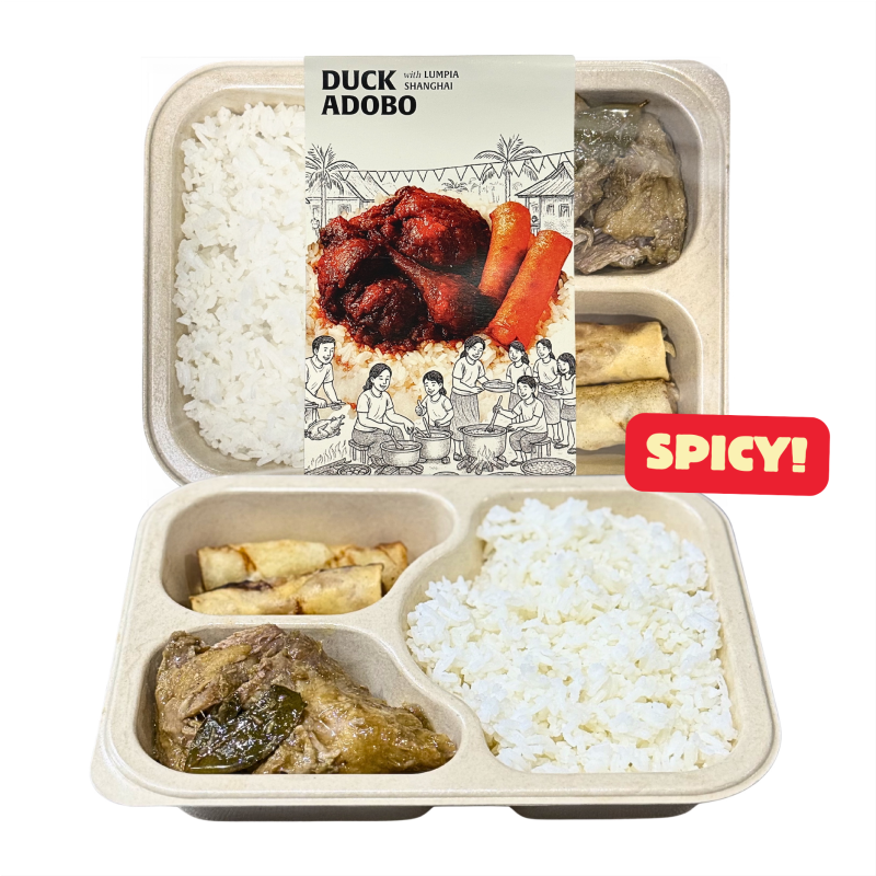 PurePak Spicy Duck Adobo with Lumpia