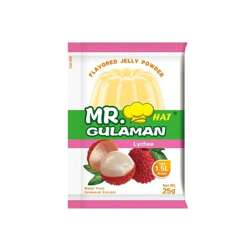 Mr Hat Gulaman Lychee 25g