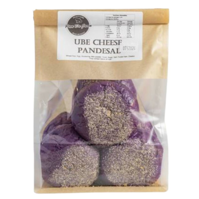 Pan De Juan Ube Cheese Pandesal 4Pcs