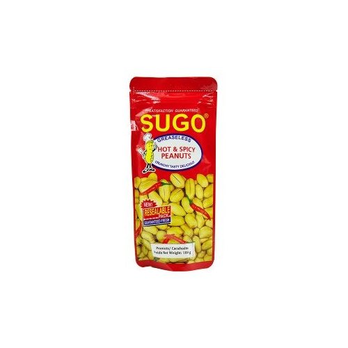 Sugo Greaseless Hot & Spicy Peanuts 100g