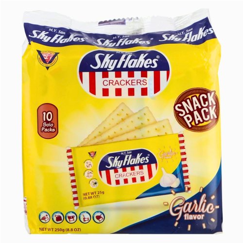 My San Skyflakes Garlic 10X25g (250g)