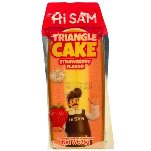 Hi Sam Triangle Strawberry Cake 95g
