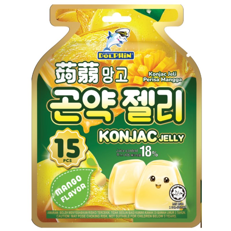 Dolphin Konjac Jelly Mango 300g