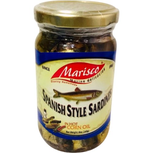 Marisco Spanish Style Sardines in Hot Corn Oil 240g