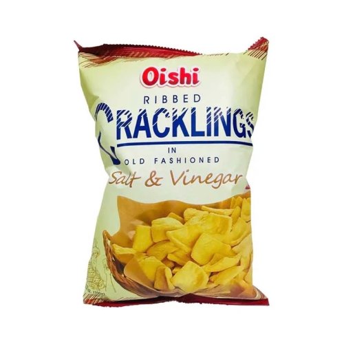 Oishi Ribbed Crackling Salt & Vinegar 90g