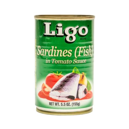 Ligo Sardines In Tomato Sauce 155g