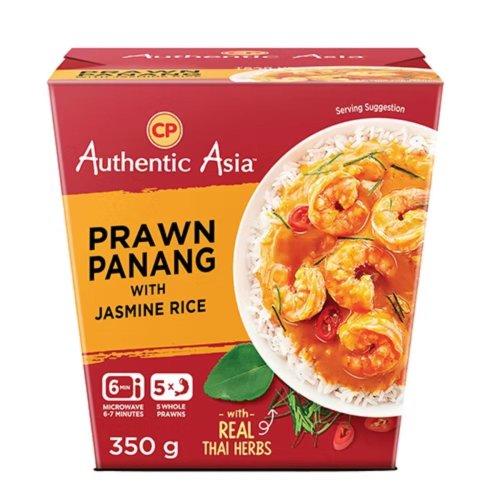 Authentic Asia Prawn Panang with Rice 350g