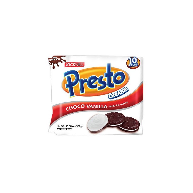 Presto Cream Vanilla 10x30g