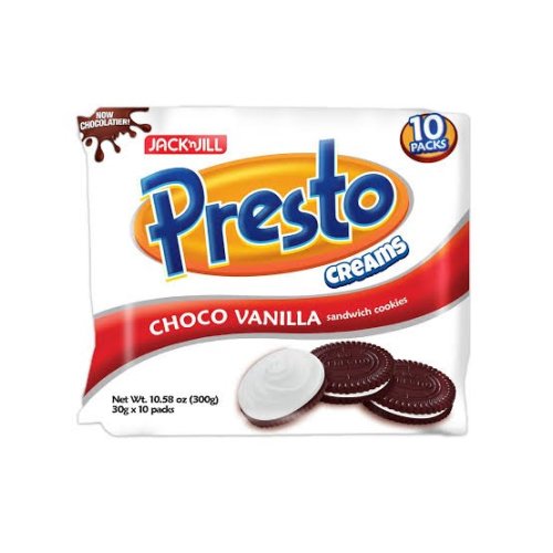 Presto Cream Vanilla 10x30g