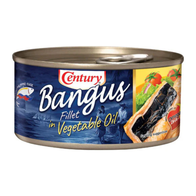 Century Bangus Fillet in Vegetable Oil 184g