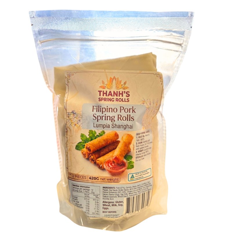 Thanh's Frozen Spring Roll Filipino 420g/12pcs