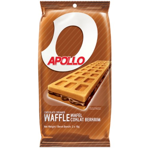Apollo Chocolate Creamed Waffle 2x18g