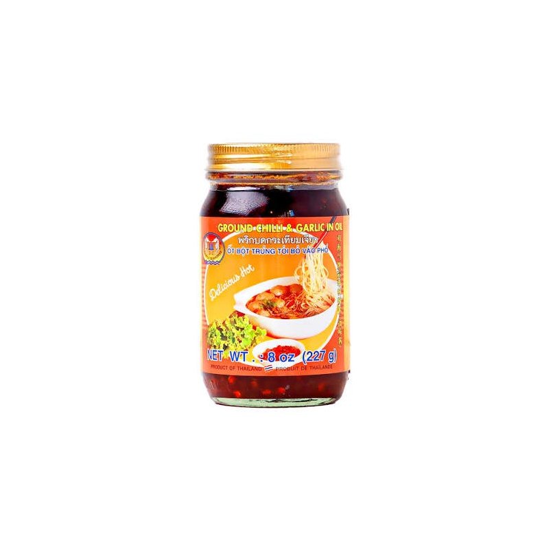Double Seahorse Ground Chilli & Garlic in Oil 227g