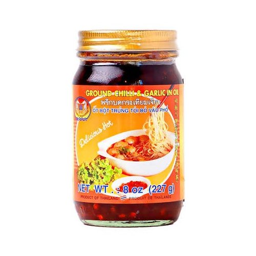 Double Seahorse Ground Chilli & Garlic in Oil 227g
