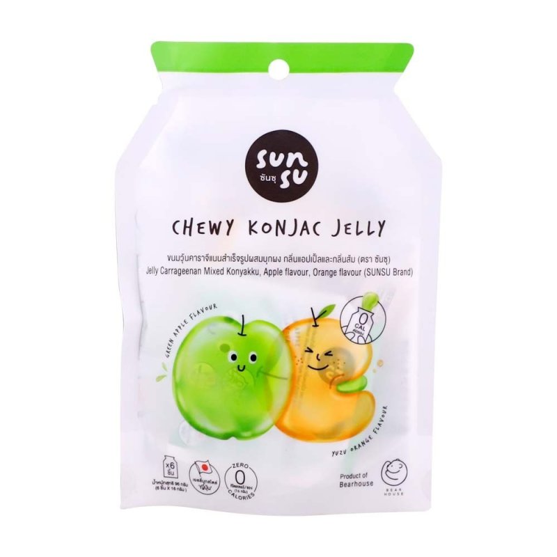 Sunsu Jelly Apple & Orange 96g