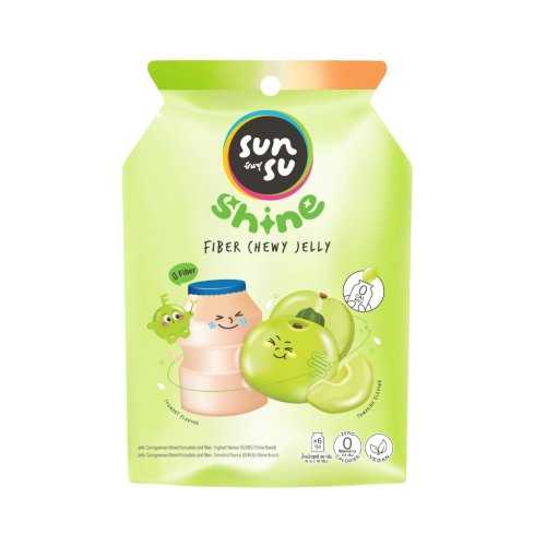 Sunsu Jelly Green Apple & Yoghurt 96g