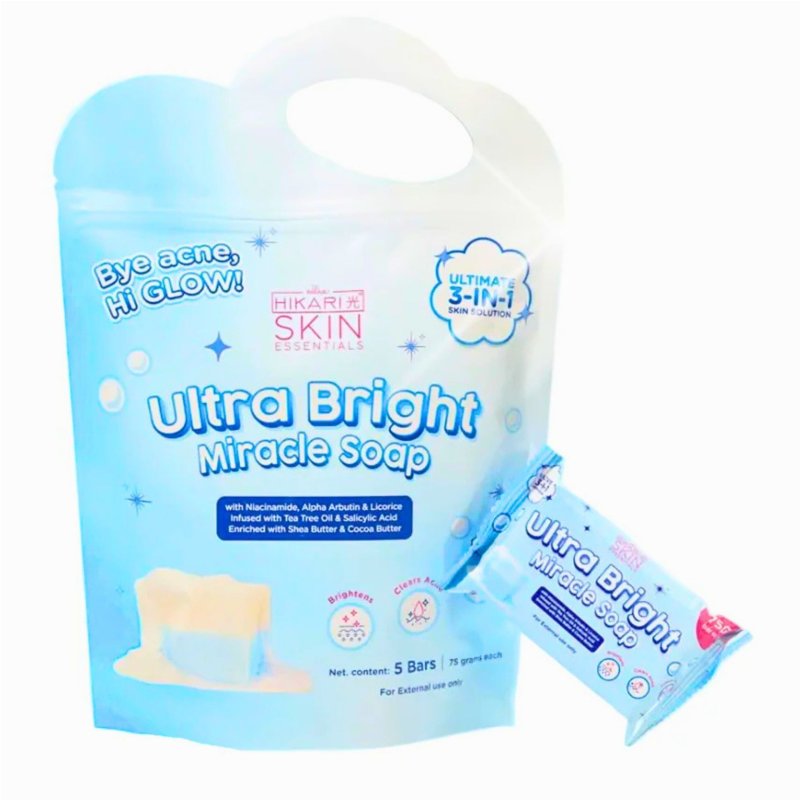 Hikari Ultra Bright Miracle Soap 5x75g