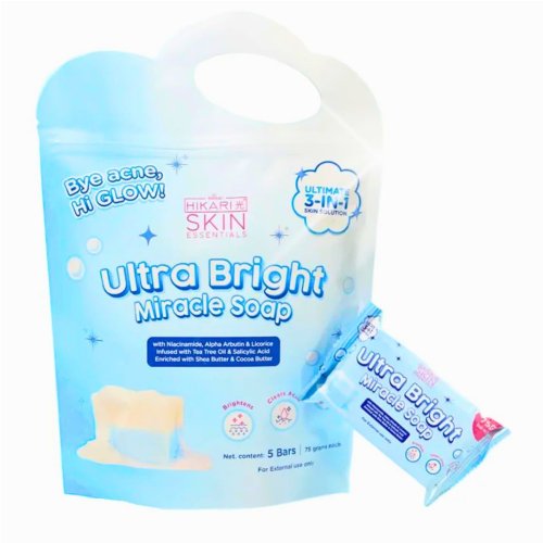 Hikari Ultra Bright Miracle Soap 5x75g