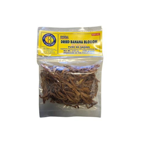 SBC Dried Banana Blossom (Puso ng Saging) 100g