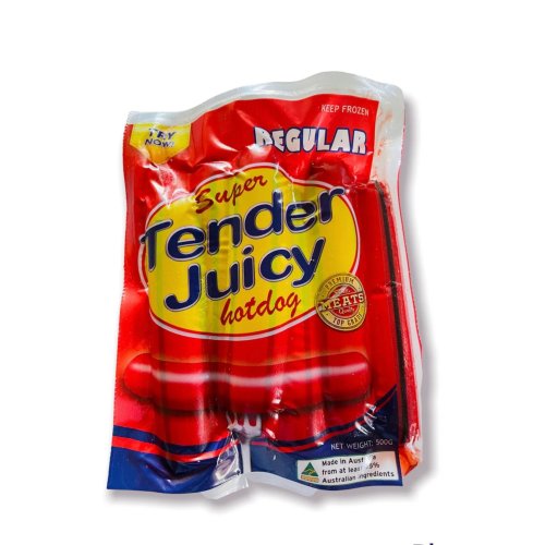 Super Tender Juicy Hotdog 500g