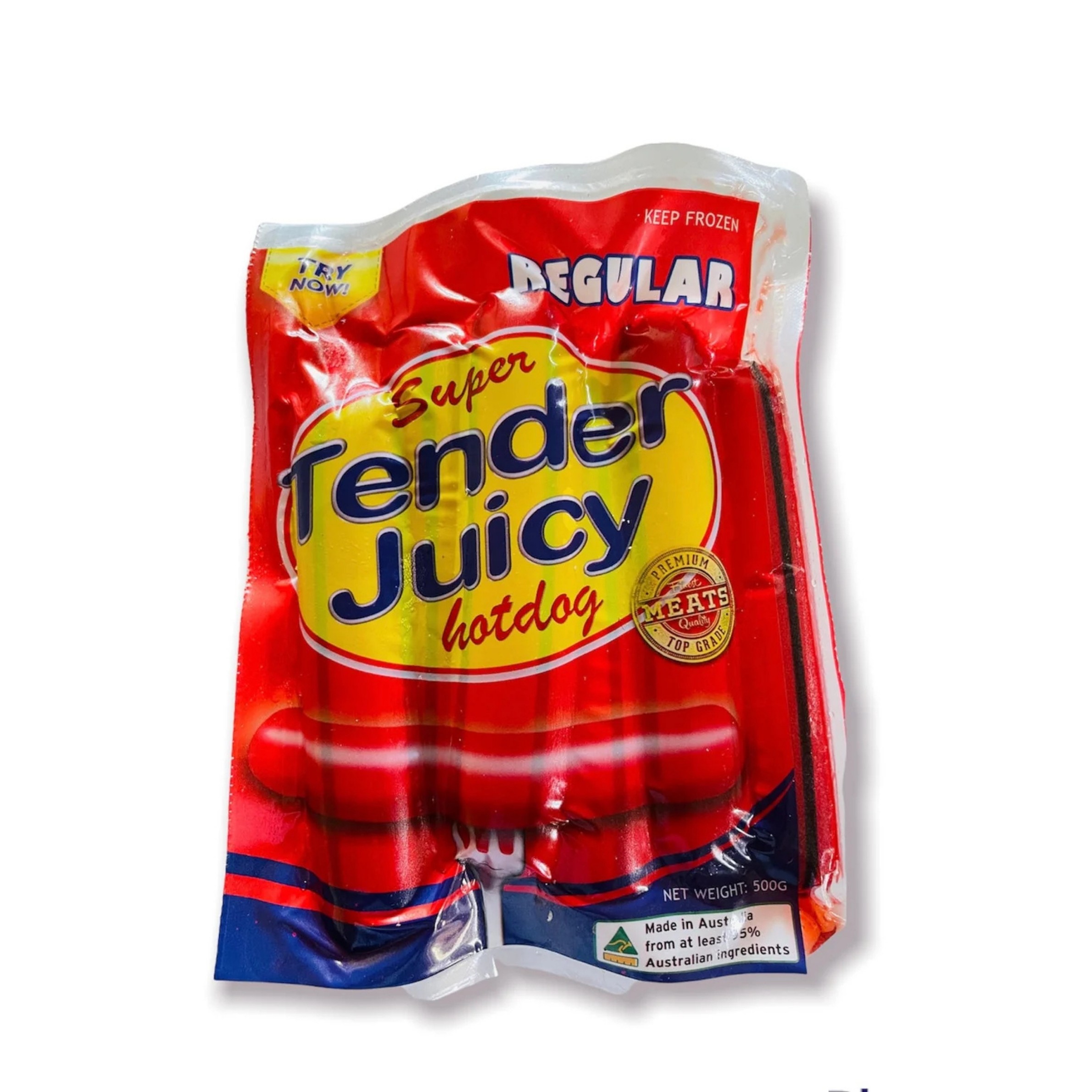 Super Tender Juicy Hotdog 500g