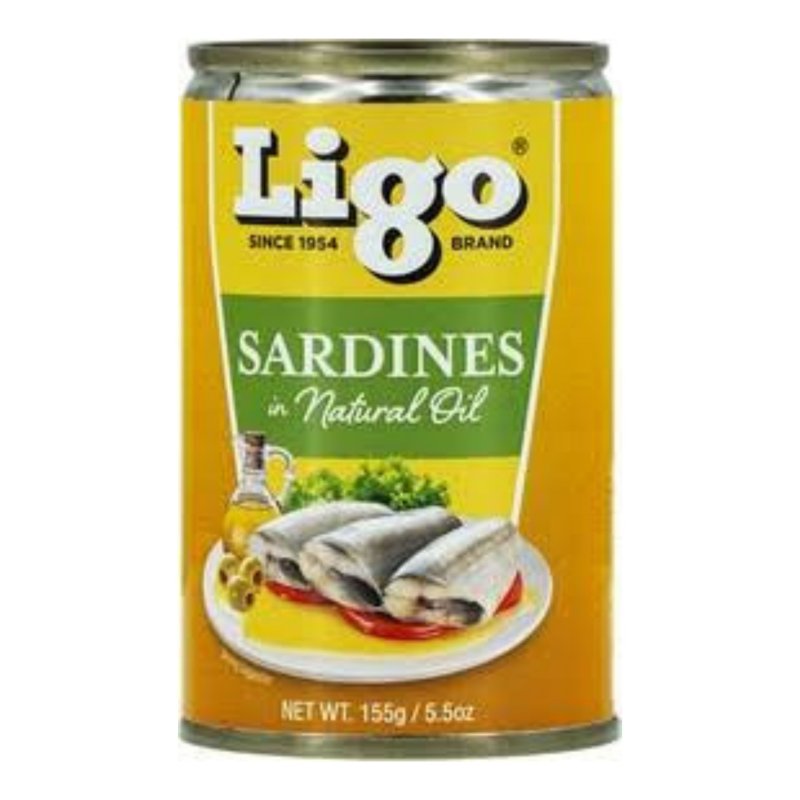 Ligo Sardines in Natural Oil 155g