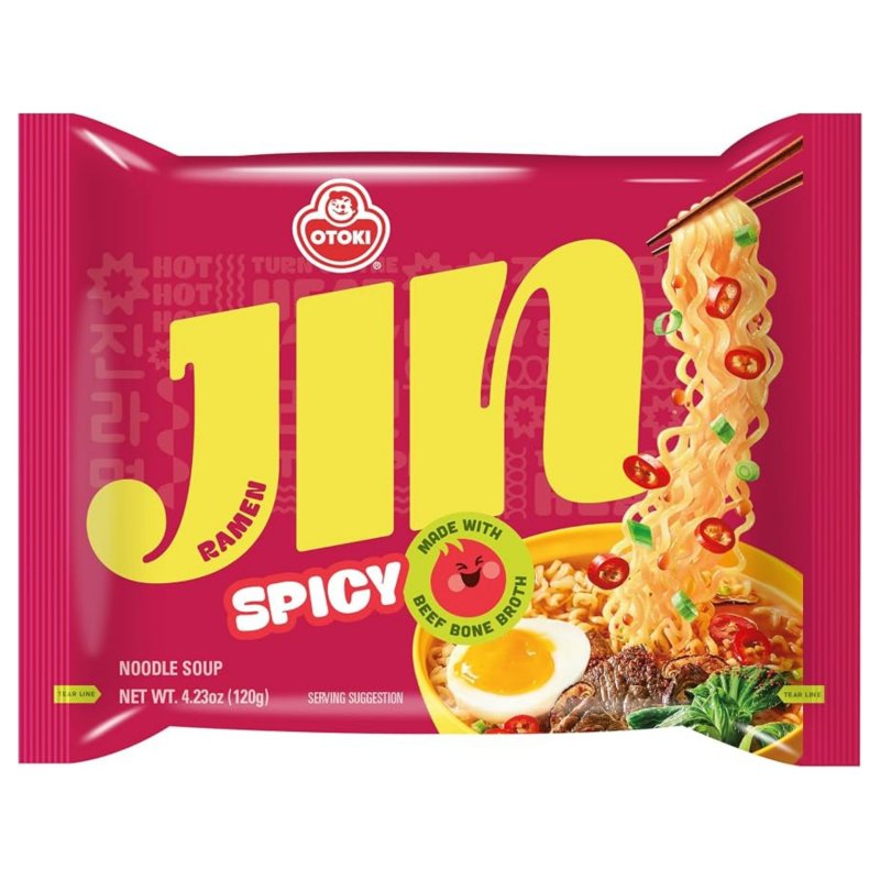 Ottogi Jin Ramen Spicy 120g/1pc