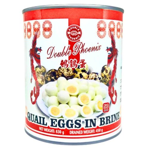 Double Pheonix Quail Eggs In Brine 830g